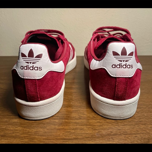 💥Adidas Campus 80’s Shoes • Collegiate Burgundy - Picture 4 of 5